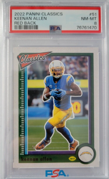 2022 Panini Classics - #51 Keenan Allen Red Back SP