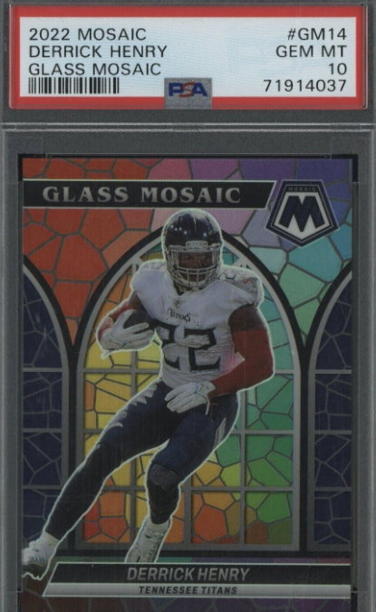 2022 Panini Glass Mosaic #GM14 Derrick Henry Titans