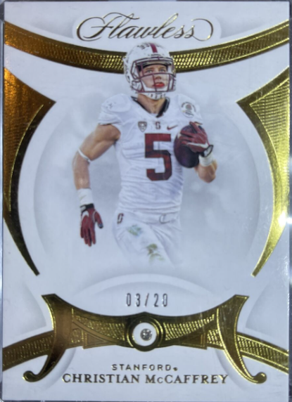 Flawless Diamond! Ultra Rare SSP#3/20 Christian McCaffrey 2022 Gold 40ers