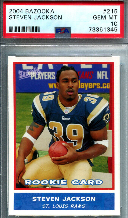 2004 Bazooka #215 Steven Jackson RC