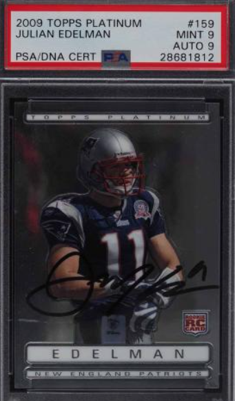 2009 Topps Platinum Julian Edelman ROOKIE RC