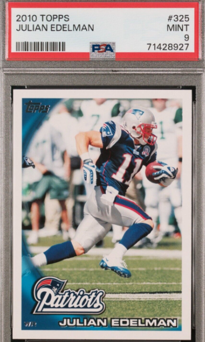 2010 Topps #325 Julian Edelman RC ROOKIE New England Patriots POP 25