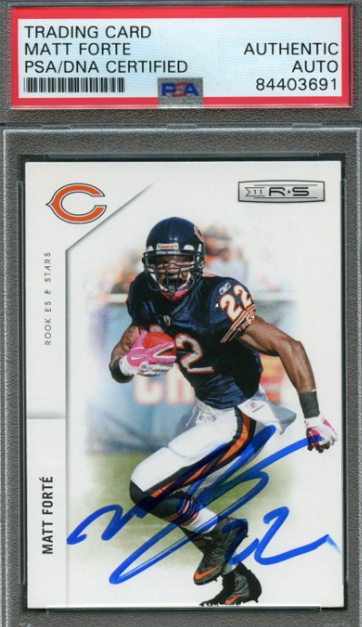 2011 Panini Rookies & Stars #28 Matt Forte Signed Card