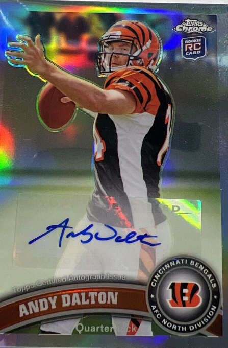 2011 Topps Chrome Andy Dalton #/99 Refractor RC