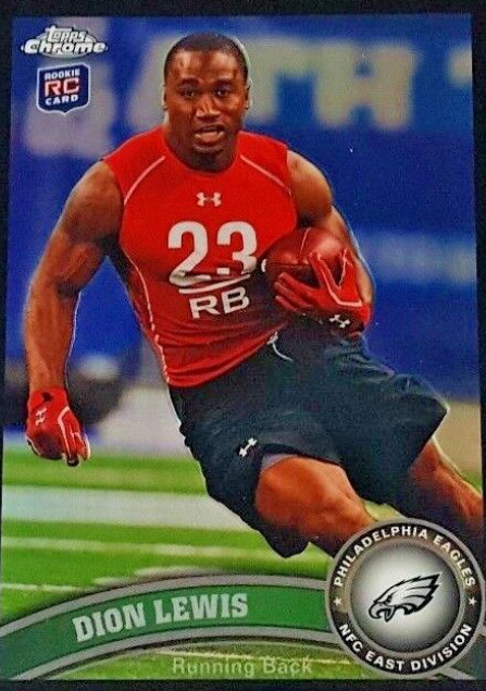 2011 Topps Chrome Dion Lewis RC Black Refractor