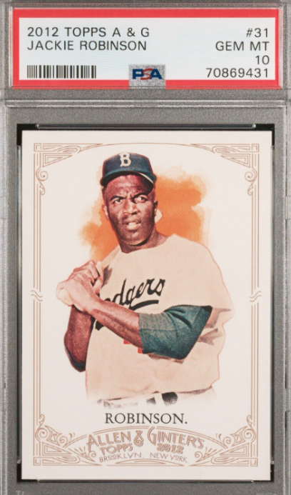 2012 Topps Allen & Ginter #31 Jackie Robinson