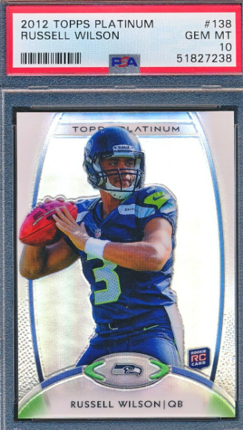 2012 Topps Platinum #138 Russell Wilson Rookie RC