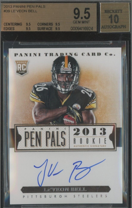 2013 Panini Pen Pals Le'Veon Bell Steelers RC Rookie