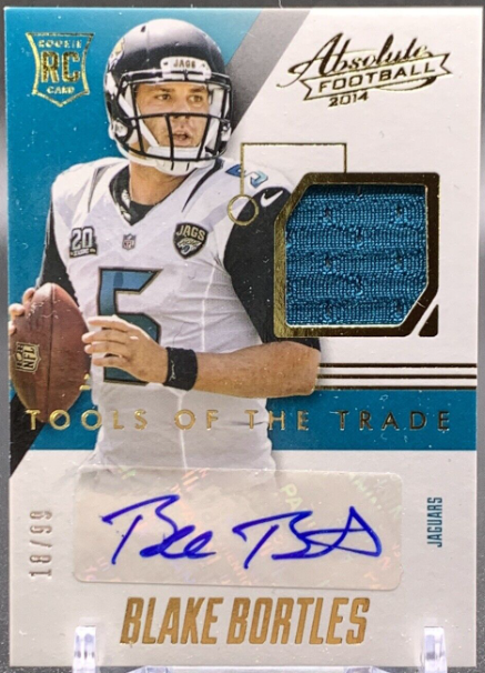 2014 Absolute Tools of the Trade BLAKE BORTLES RC Jersey Patch AUTO /99