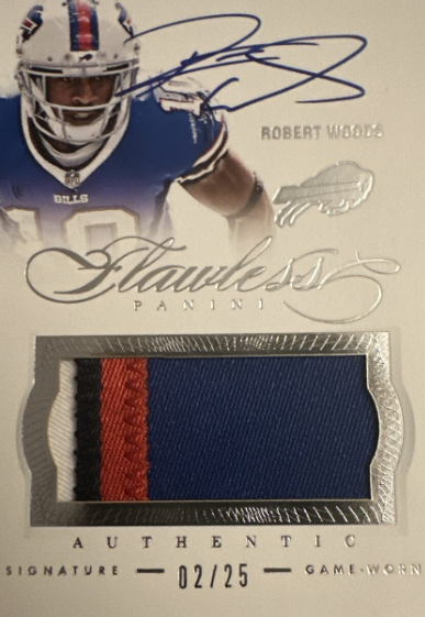 2014 Panini Flawless Authentic Signatures Robert Woods Patch Auto /25