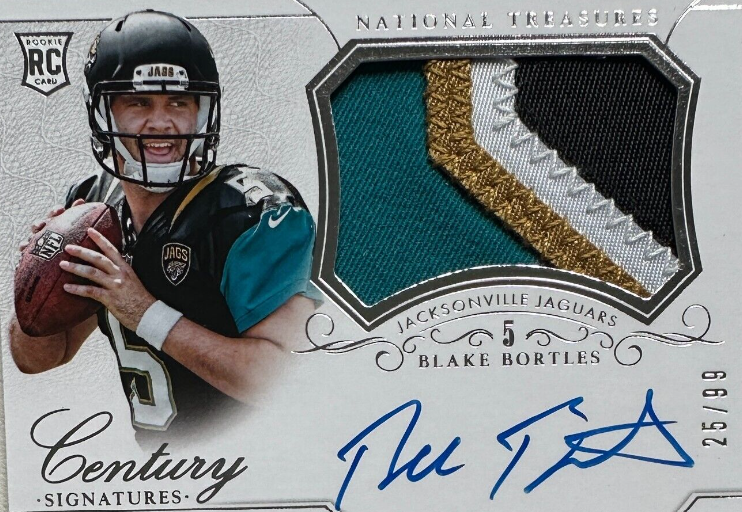 2014 Panini National Treasures #286 Blake Bortles /99 Rookie Pach Auto