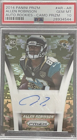 2014 Panini Prizm Camo (/200) Rookie Auto Allen Robinson