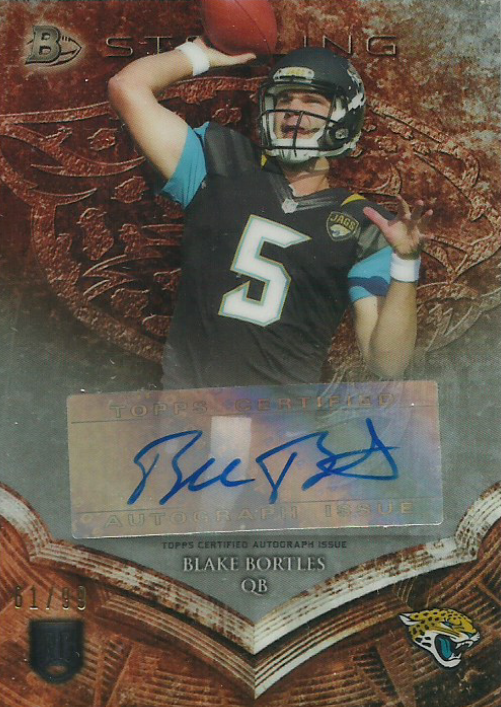 2014 Topps Bowman Sterling Blake Bortles Rookie Auto $RARE$ Jaguars