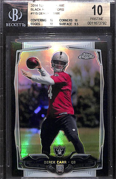 2014 Topps Chrome #115 Derek Carr (EC)