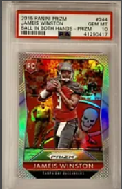 2015 Panini Prizm Jameis Winston Throwing-Prizm Silver RC