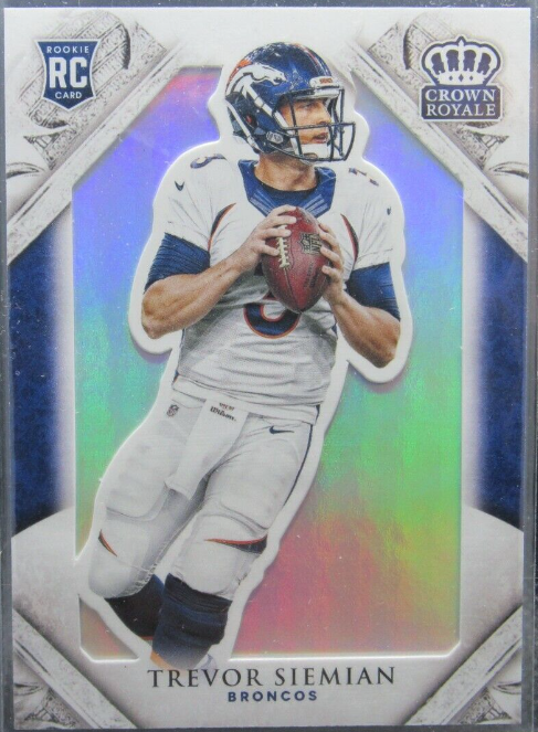 2015 Trevor Siemian Silver Crown Royal Refractor Rookie Card# 131 Saints