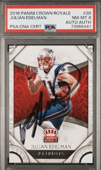 2016 Crown Royale Julian Edelman # 20 Auto