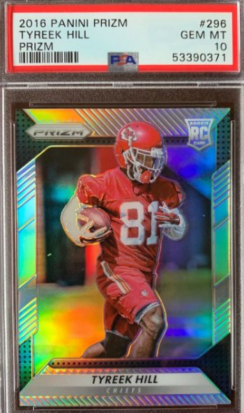 2016 Prizm Silver Rookie Card RC Tyreek Hill