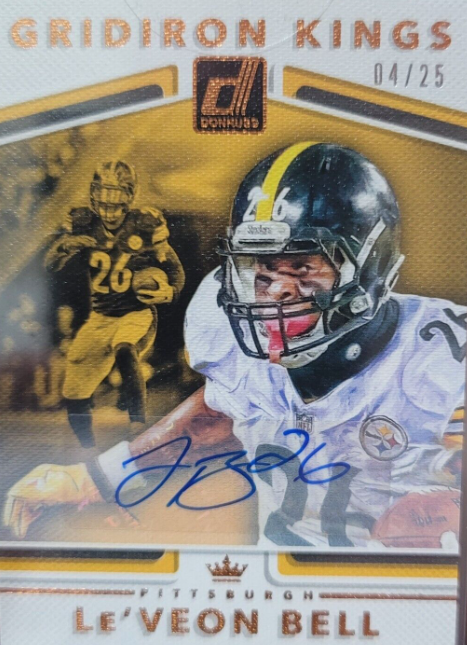 2017 Donruss Gridiron Kings Le'Veon Bell Auto