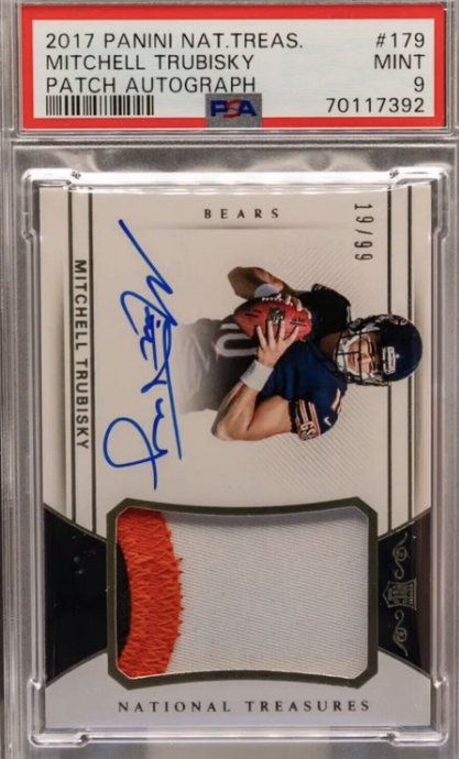 2017 National Treasures Mitch Trubisky