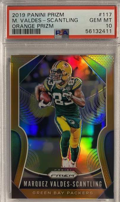 2018 Panini Prizm ORANGE PRIZM Marquez Valdes-Scantling