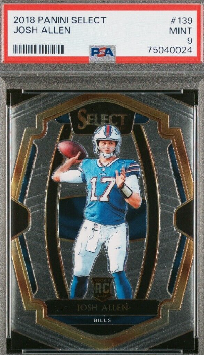 2018 Panini Select Premier Level #139 Josh Allen RC Rookie