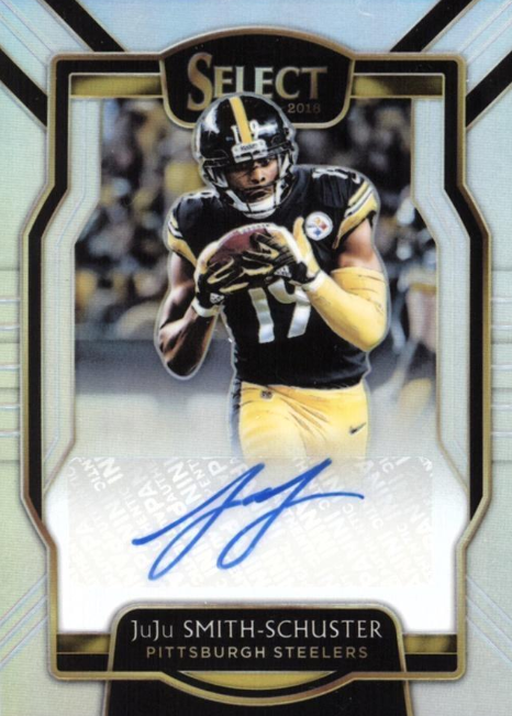 2018 Select Signatures Prizm #27 JuJu Smith-Schuster STEELERS AUTO 33/75