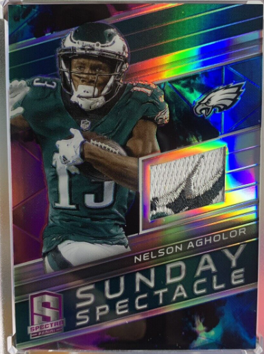 2018 Spectra Football Nelson Agholor “Sunday Spectacle” /2 (Nebula)