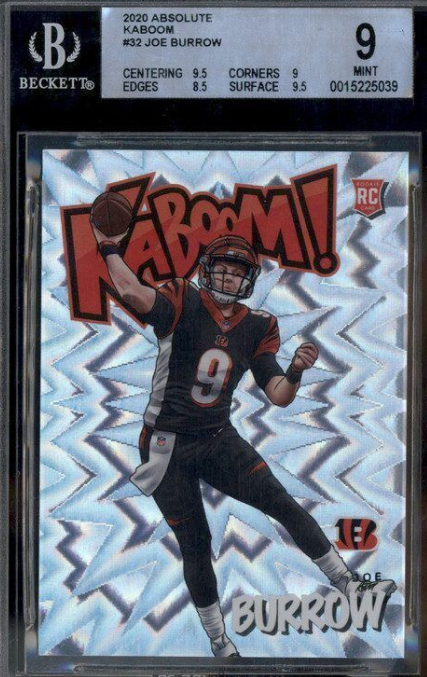 2020 Absolute Kaboom #32 Joe Burrow RC