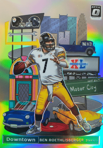 2020 Donruss Optic Ben Roethlisberger Downtown Pittsburgh Steelers SP