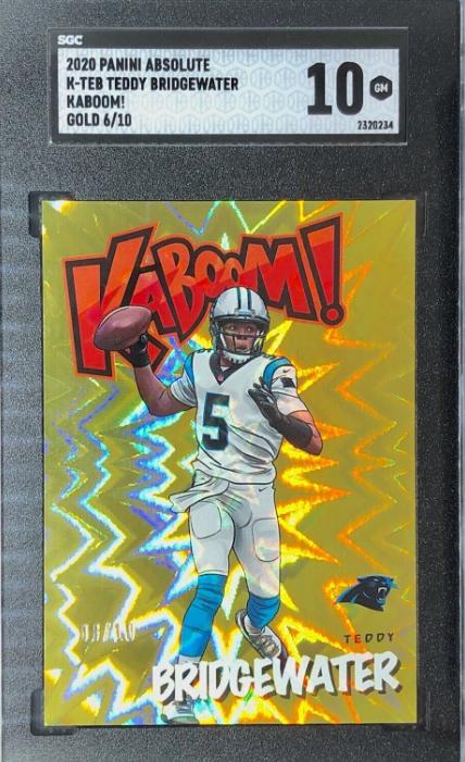 2020 Panini Absolute GOLD KABOOM! Teddy Bridgewater