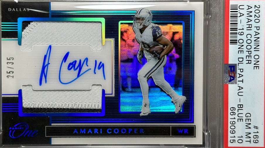 2020 Panini One Amari Cooper Update Autographs