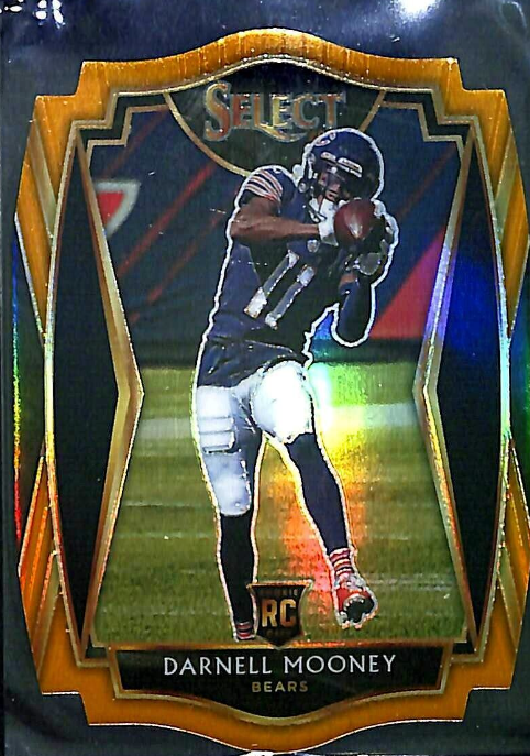 2020 Panini Select Premier Level Gold Diecut Prizm Rookie #200 Darnell Mooney