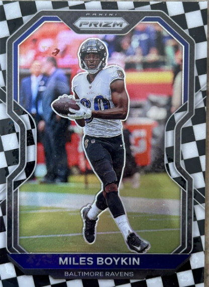 2020 Prizm Black & White Checkerboard #40 Miles Boykin SSP Case Hit