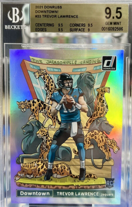 2021 Donruss Downtown Trevor Lawrence