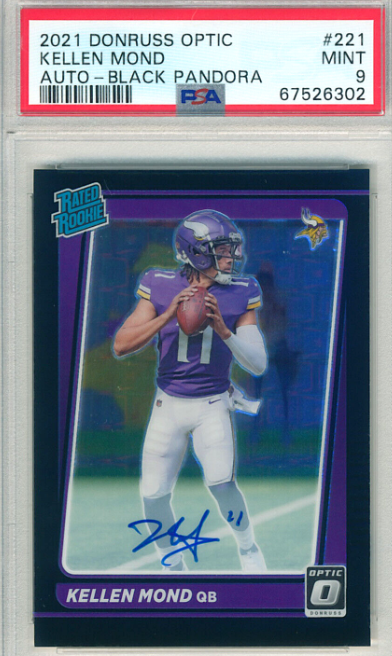 2021 Donruss Optic #221 Kellen Mond Rated Rookie