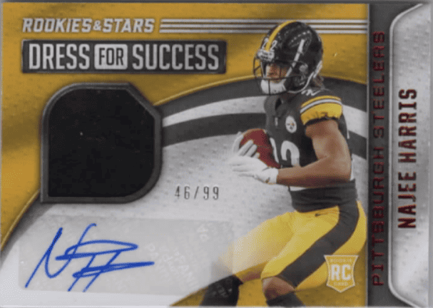 2021 Najee Harris Auto Rookie RPA /99 DS-NH Rookie & Stars Redemption Card