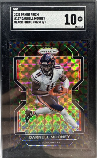 2021 Panini Prizm Darnell Mooney Black Finite