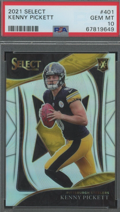 2021 Panini Select Silver Prizm XRC #401 Kenny Pickett Steelers RC Rookie