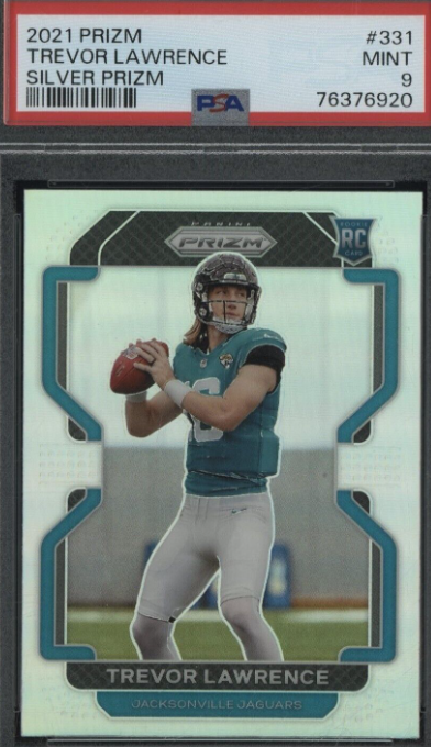 2021 Panini Silver Prizm #331 Trevor Lawrence Jaguars RC Rookie