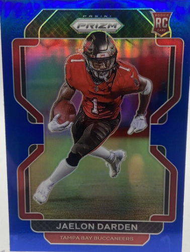 2021 Prizm Jaelon Darden Retail Blue SSP Prizm Rookie RC Buccaneers