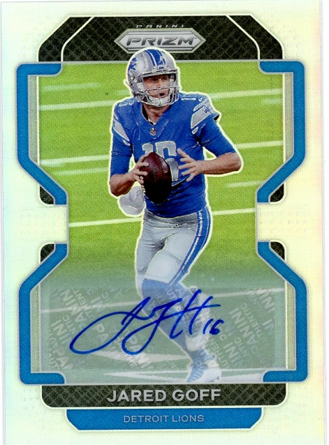 2021 Prizm Jared Goff Silver Auto #148 Lions