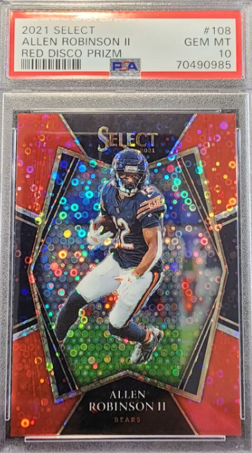 2021 Select Allen Robinson II - Red Disco Prizm- 14/49- Pop 1 