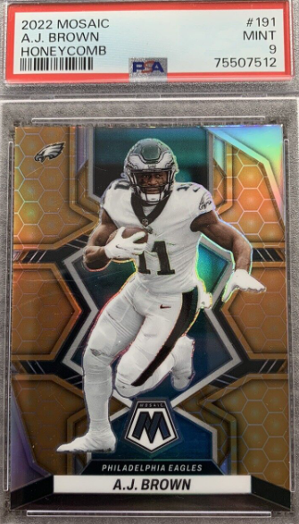 2022 Mosaic A.J Brown Honeycomb Philadelphia Eagles