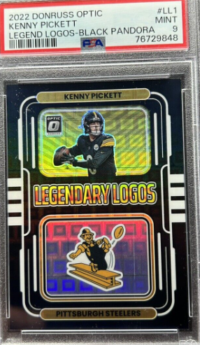 2022 Optic KENNY PICKETT Legendary Logos Black Pandora