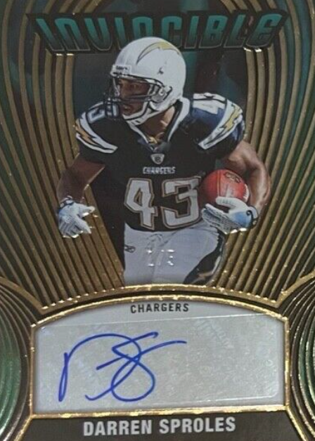 2022 Panini Chronicles Invincible Darren Sproles Auto