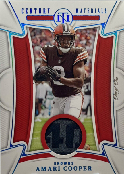 2022 Panini National Treasures Amari Cooper Browns CEN-ACO