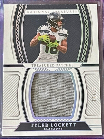 2022 Panini National Treasures Tyler Lockett Game-Worn Patch /25 Seahawks