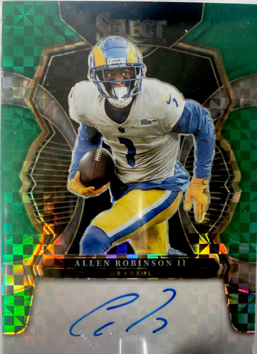 2022 Panini Select Allen Robinson II Select Signatures Prizm Auto /5