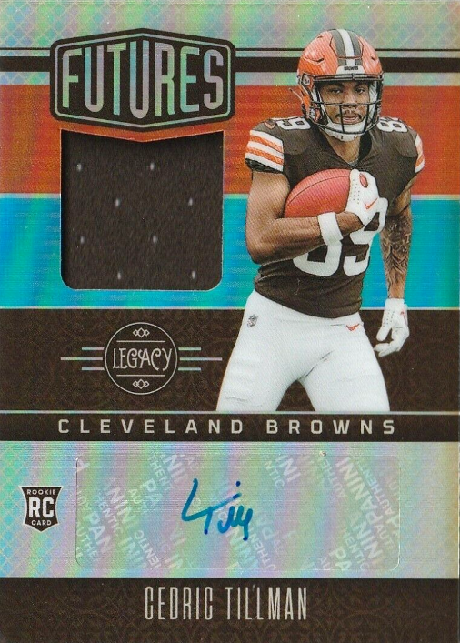 2023 Legacy Cedric Tillman Futures Patch AUTO 127/249 Cleveland Browns